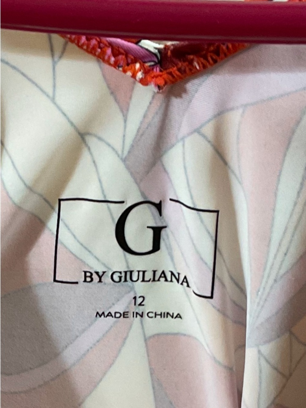 G by Giuliana Jet Set G One-Piece UPF 50 Mesh Sleeve Swimsuit size 12 - Picture 16 of 16
